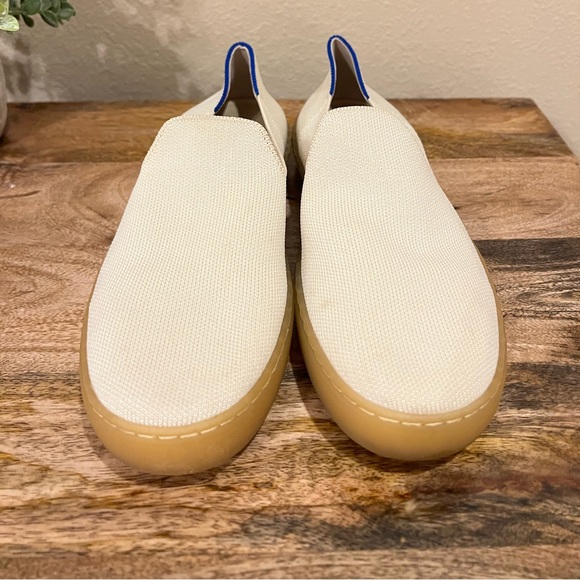 Rothy’s The Original Slip On Sneaker In Vanilla Bean Women’s Size 8.5 - Picture 7 of 10